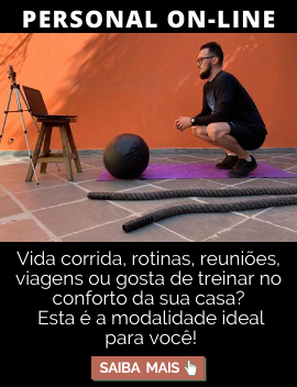 Aulas on-line Personal Trainer